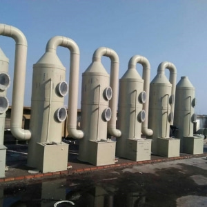 喷淋塔针对酸碱性废气处理的效果特点